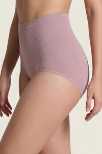 Zivame High Rise Full Coverage Tummy Tucker Hipster Panty - Wood rose — thumbnail 2